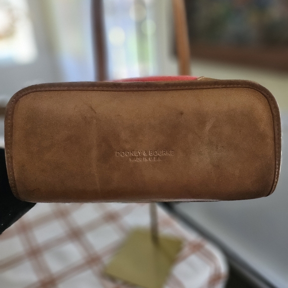 Dooney and Bourke red canvas shoulder - Picture 9 of 12